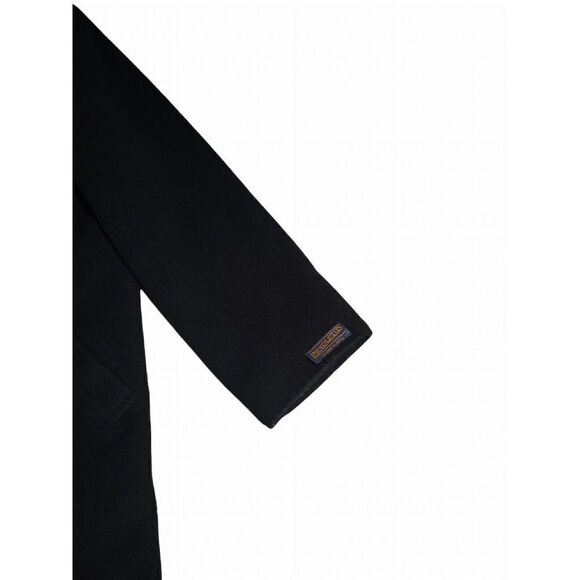 Vintage Pendleton Coat Trench Wool Cashmere Black Full Zip Mid-length Women’s 8 - Picture 3 of 10